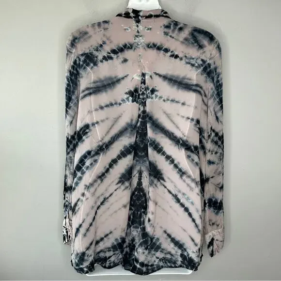 YOUNG FABULOUS & BROKE Tie Dye Top Womens Medium Whimsigoth Fairy Grunge Party - Picture 5 of 8